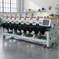 Machine à broder automatique Turbo Aari Shari Prix 6 aiguilles Medco Halio Turfing Swf Machine à broder 8 18 têtes