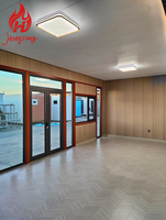 Casa Prefabricada de Lujo, Casa Pequeña Desmontable en Paquete Plano, Cabaña Prefabricada, Casa Contenedor Ensamblada para Proyectos de Alquiler