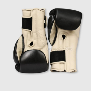 Diseño personalizado Transpirable Ecológico Ligero Dedo completo PU Cuero Guantes de boxeo Adultos Correa de entrenamiento profesional - Product Image 2