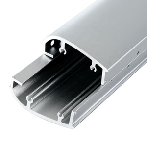 Hồ Sơ nhôm đùn công nghiệp tùy chỉnh cho tường rèm cửa sổ <span class=keywords><strong>acrylic</strong></span> với xử lý uốn - Product Image 3