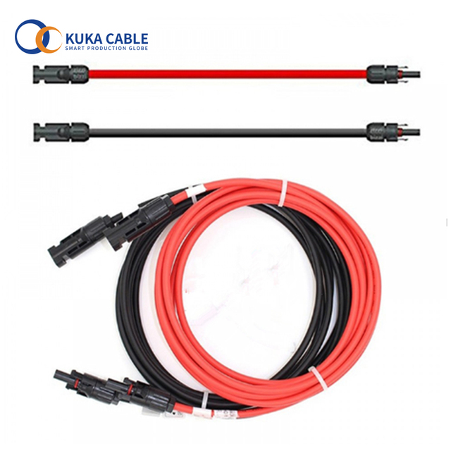 Dc 4mm Pv1-f 6mm Solar System Ac Pv Cable 40mm2 2x6mm2 Solar Panel Extension Cable