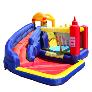 Castillo Inflable Comercial Usado para Niños, Castillo Hinchable Grande y Económico con Tobogán en Venta - Product Image 1