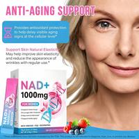 NAD Plus 1000mg Liquide Oral pour Femmes : Nicotinamide Riboside, PQQ, Resvératrol – Soutien Énergétique Cellulaire, Vieillissement Sain, Produits de Beauté