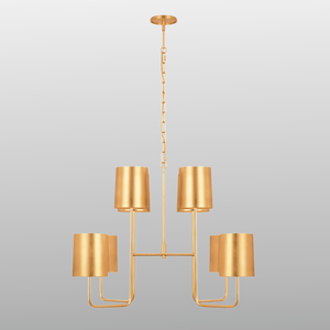 Lámpara Colgante LED de Dos Niveles, Diseño Moderno para Sala de Estar y Comedor, Estándar 110V - Product Image 3
