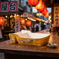 Boîte en carton rectangulaire jetable QUESTECO avec impression de logo personnalisée pour la vente à emporter de nourriture, hot-dogs, collations, Zhejiang accepte les commandes personnalisées