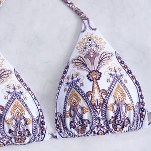 Traje de Baño de 3 Piezas OUTPACE para Mujer, Diseño Modesto con Estampado Animal, Cintura Alta, Tallas Grandes, Spandex/Nylon Ecológico - Product Image 3