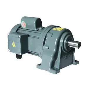 HLTNC Horizontal AC gear reduction motor 400w 220V 380V 1:5 1:30 1:100 speed ratio used in production lines assembly