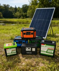 <span class=keywords><strong>Station</strong></span> d'alimentation portable 200W MPPT avec batterie LiFePO4, charge solaire, ports USB et RV, démarreur de secours pour voiture et appareils mobiles UPS - Product Image 6