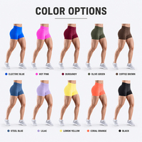Shorts Deportivos para Mujer, Sin Costuras, Cintura Alta, Moldeadores de Glúteos, Nailon y Spandex Suaves, Sin Dobladillo Enrollado, para Gimnasio, Entrenamiento, Yoga