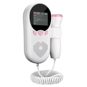 Monitor de ECG Fetal Portátil, Monitor de Frecuencia Cardíaca Fetal Doppler, Detector de <span class=keywords><strong>Latidos</strong></span> del Corazón del Bebé <span class=keywords><strong>para</strong></span> Uso Doméstico durante el Embarazo - Product Image 3