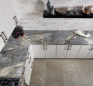 Losas de cuarcita azul Ijen, losas de piedra de lujo, losas de piedra natural para pared y suelo - Product Image 2