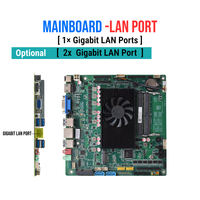SH68U Thin Mini ITX dengan Prosesor SOC I5 6300U Terintegrasi 2X DDR4 COM RS232 RS485 M.2 SSD SATA3.0 Motherboard Industri