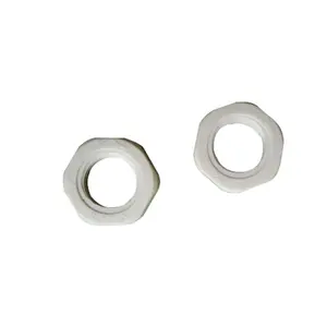 PA66 Light grey Metric Hex nuts For secure fastening of cable glands and accessories Made from premium PA compound