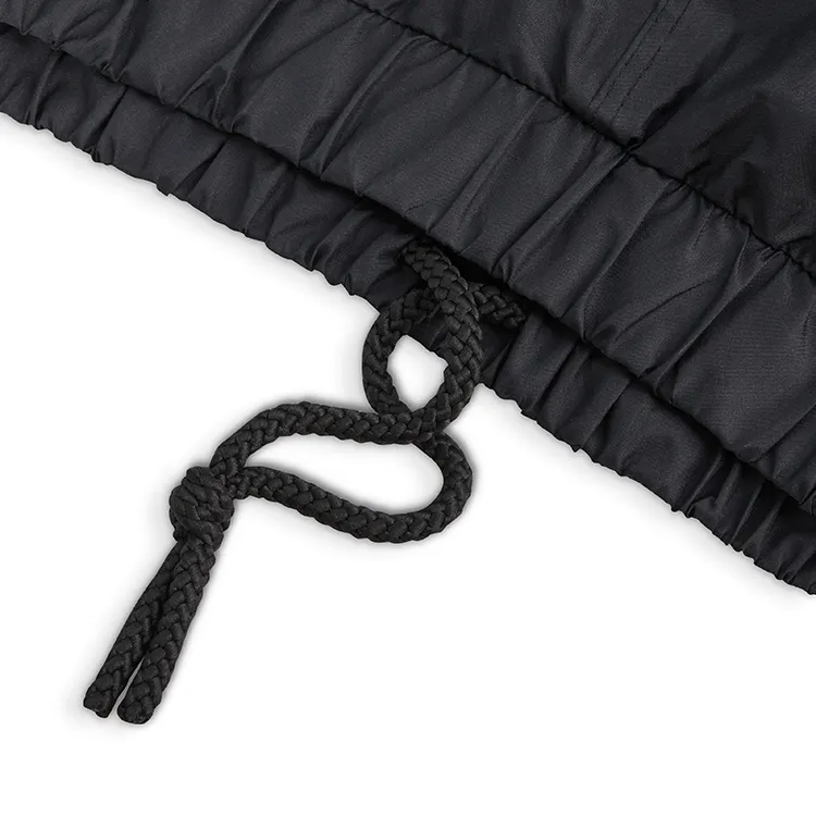 Outdoor Custom Men's Black 300D Oxford PU Coating Waterproof Two-Piece Set Raincoat Rain Pants