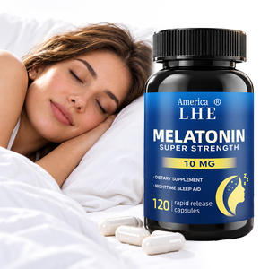 Complément alimentaire personnalisé Shecome Mélatonine 10 mg pour favoriser la relaxation et la santé du sommeil chez les hommes et les femmes, capsules de mélatonine - Product Image 1