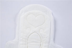 Material de algodón orgánico no tejido de alta calidad para mujer y mujer toalla sanitaria compresa menstrual - Product Image 6