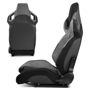 Factory Wholesale car Bucket <span class=keywords><strong>Seats</strong></span> Renn sitze Liegen aus grauem Leder Carbon Fiber Bucket <span class=keywords><strong>Seats</strong></span> - Product Image 2