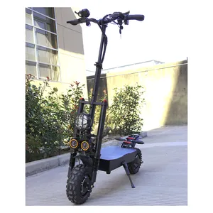 Poderosos E Scooter Fabricantes 5600w Motor Duplo 75kmh Velocidade 60v 26ah Dobrável Motor Duplo Scooter Elétrico Adulto