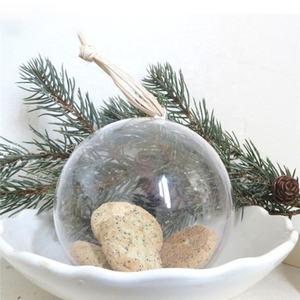 Boules rondes artisanales en plastique transparentes, boules d'ornement - Product Image 2