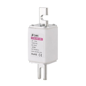 Système de stockage d'énergie par batterie, fusible céramique DC 1000VDC 1500VDC 50A-1000A, fusible de coupure 100kA avec capacité de coupure conforme à la norme IEC60269-4 - Product Image 2