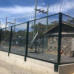 Panneaux de clôture en treillis soudé galvanisé <span class=keywords><strong>haute</strong></span> <span class=keywords><strong>sécurité</strong></span> 358 à vue dégagée - Système de clôture anti-vandalisme et anti-coupe - Product Image 6