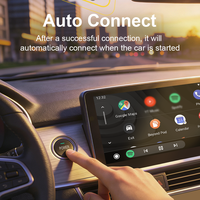 Adaptateur sans fil CarPlay et Android Auto Kowankit K6 Ultra2 Mini 2-en-1 pour Android/iPhone