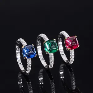 Charming fashion factory wholesale S925 sterling silver explosions selling full diamond ring refers to ladies' high-end jewelry
