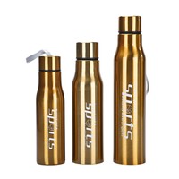 Bouteille d'eau portable en acier inoxydable grande capacité pour l'escalade, conception sportive, approvisionnement direct usine