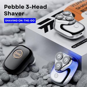 Afeitadora Eléctrica Portátil <span class=keywords><strong>Zao</strong></span>, Serie de Afeitadoras Eléctricas con Triple Cuchilla, Recargable, Resistente al Agua, para Viajes, para Hombres, Marca Skyworth - Product Image 2