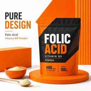 Poudre instantanée de vitamine B9 (acide folique) antioxydante, sans gluten, riche en protéines, pour l'apport nutritionnel quotidien des adultes – Vente en gros - Product Image 4