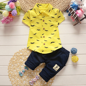 Summer Baby Boy Clothing Sets Baby Fashion Kid Outfit <b>Toddler</b> Children Cotton Tracksuit Clothes - Product Image 3