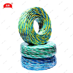 PVC insulated RVS 2x0.5mm 2x0.75mm electric wire twisted pair wire