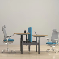 Bureau debout électrique OMNI Executive à double moteur, réglable en hauteur, idéal pour configurations multi-écrans et assemblage facile