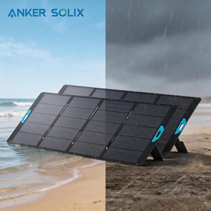 Anker SOLIX PS400 Sturdy Frame 400W 25% Efficiency Bifacial Portable <b>Solar</b> <b>Panel</b> For High-Power Charging / Outdoor Use - Product Image 4