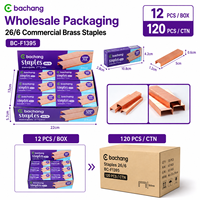 Agrafes en laiton Bachang 26/6 en gros – OEM/ODM disponibles, emballage personnalisé, approvisionnement en vrac pour détaillants et propriétaires de marques