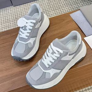 Zapatos Deportivos Casuales de Moda para Hombre, Versátiles, Modernos, de Cuero Genuino, Cómodos, Ligeros, con Cordones, Transpirables, de Punta Cerrada, para Todas las Temporadas - Product Image 2