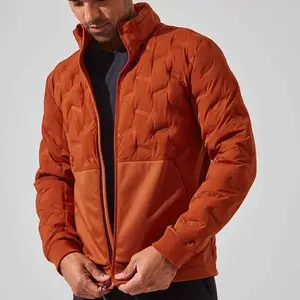 2021新款定制冬季男士羽绒服外套保暖透气长袖绗缝男士外套