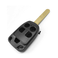 Carcasa para Llave Inteligente de Auto, Negra, 5 Botones, Protectora, Reemplazo de Cubierta para Llave de Auto, Control Remoto, Estuche para Llaves de Vehículo