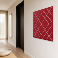 Panneau mural décoratif léger pour bureau, home cinéma, salle de podcast et décoration intérieure moderne, autocollants muraux en feutre