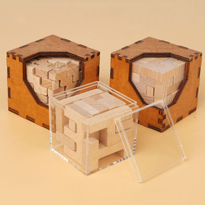 Hot New Products Little 36 Pcs Diy Stacking Building Block Set Wooden Children Craft Kits Educational Toys for Kids Boys Girls - Product Image 4