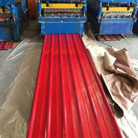 Tôle de toiture en acier ondulé PPGI, galvanisée, prépeinte, norme ASTM, qualité DX51D, revêtement AZ30-AZ40, pleine dureté, sur mesure