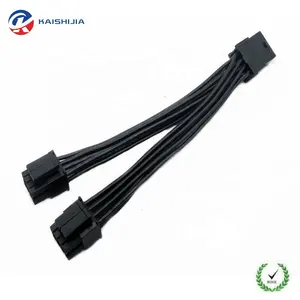 18AWG 12V Motherboard CPU EPS 8Pin Female to Dual 8 Pin 4+4 Pin CPU Male Splitter Power Supply Cable