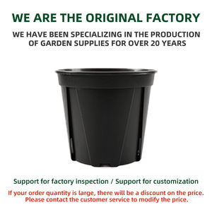 Macetas Modernas y Elegantes para Jardín Vertical, en Blanco y Negro, de 1, 3, 5 y <span class=keywords><strong>7</strong></span> Galones, de PP Ligero y Duradero, con Drenaje Interior/Exterior - Product Image 2