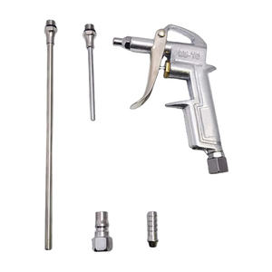 Pistolet souffleur pneumatique noir avec kit d'outils de réparation en plastique et alliage d'aluminium - Product Image 3