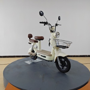 มอเตอร์ไซค์ไฟฟ้าแบบสองล้อ รุ่นยอดนิยมขายส่ง พร้อมฟังก์ชั่นปั่นด้วยมือ กำลังมอเตอร์ 350 วัตต์ สกู๊ตเตอร์ไฟฟ้า จักรยานไฟฟ้า - Product Image 3