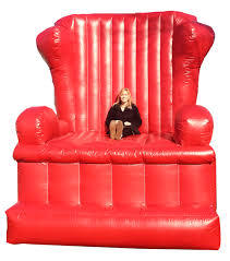 Grande chaise <span class=keywords><strong>trône</strong></span> gonflable colorée, chaise royale gonflable pour célébrations, carnaval, spectacle photo, décoration - Product Image 6