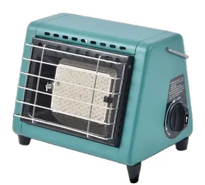 Indoor/outdoor portable gas heater, can cook food and heat up the tent, easy to carry and use, great for camping and fishing