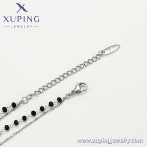 C000007890 Xuping đồ trang sức bạch kim mạ thời trang đồ trang sức Mỹ Dây chuyền Zircon CZ Sao Mặt Trăng Mặt dây chuyền vòng cổ cho phụ nữ - Product Image 6