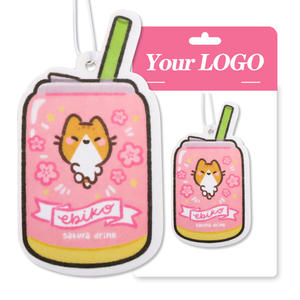 대량 맞춤 제작 홍보용 사은품 걸이형 차량용 종이 방향제 - Product Image 4