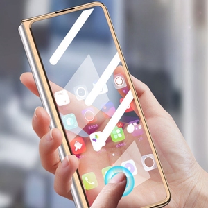 Custodia in vetro placcato personalizzato per <span class=keywords><strong>Samsung</strong></span> Z Fold5 semplice custodia protettiva per schermo pieghevole W23 custodia per cellulare - Product Image 4